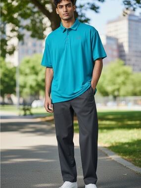 Under Armour Teal Performance Polo Shirt